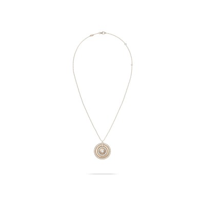 Collier Heavenly Saturn en or rose et diamants, XXL