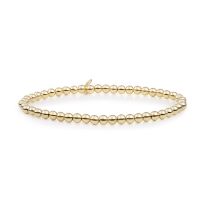 Bracelet Sparkling SATURN MEDIUM en argent plaqué or jaune