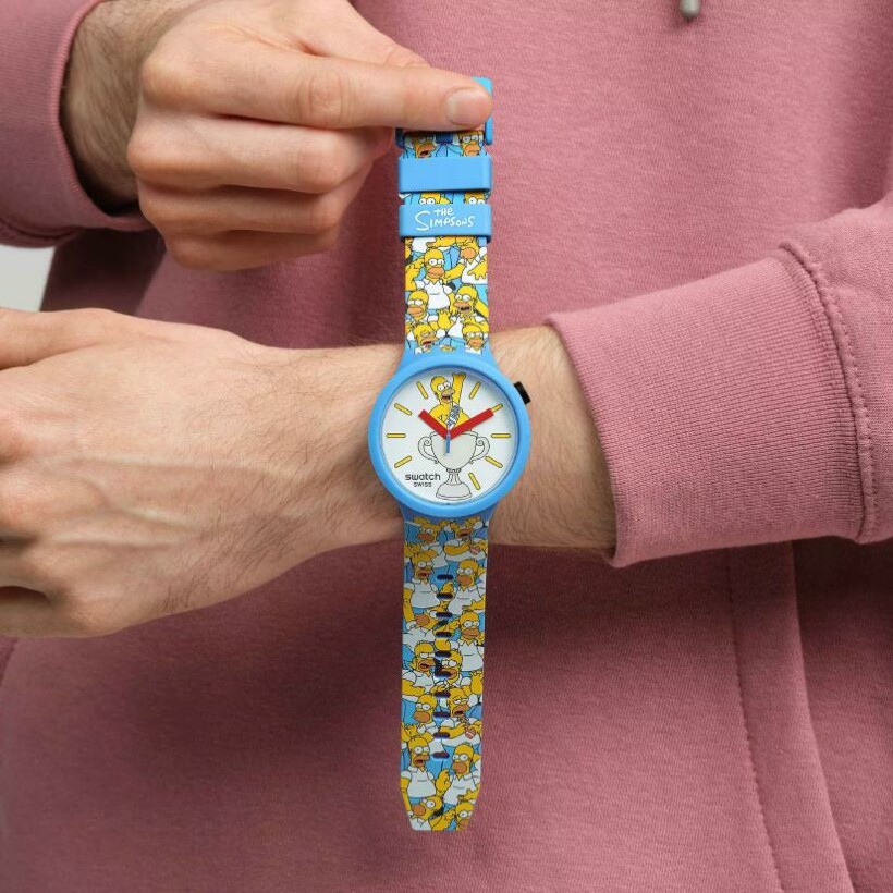 Montre Swatch The simpsons collection Best. Dad. Ever