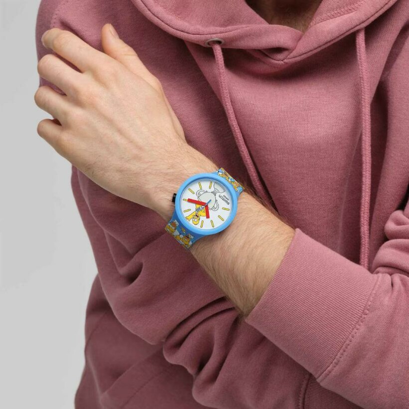 Montre Swatch The simpsons collection Best. Dad. Ever