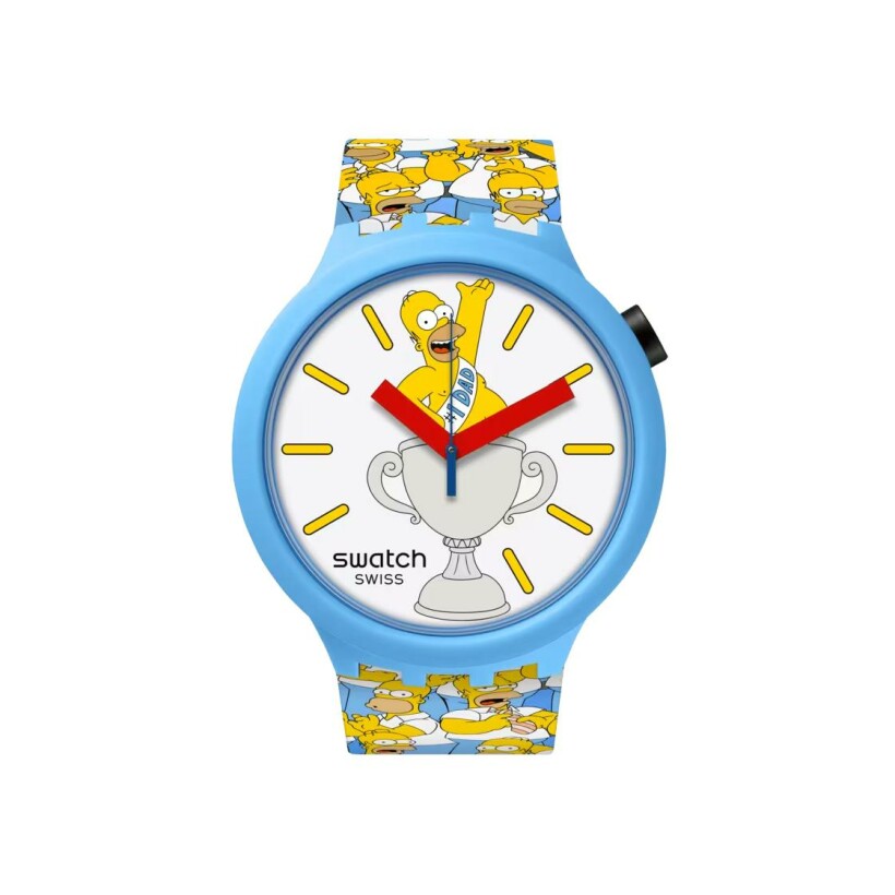 Montre Swatch The simpsons collection Best. Dad. Ever