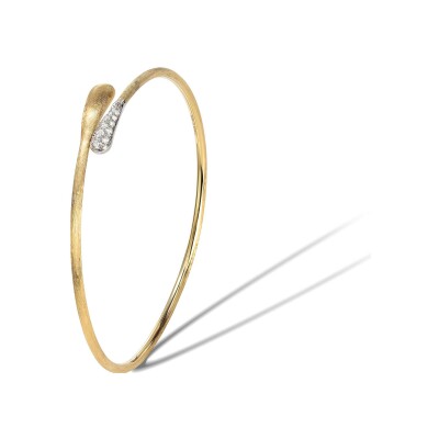 Bracelet jonc Marco Bicego Lucia en or jaune et diamants