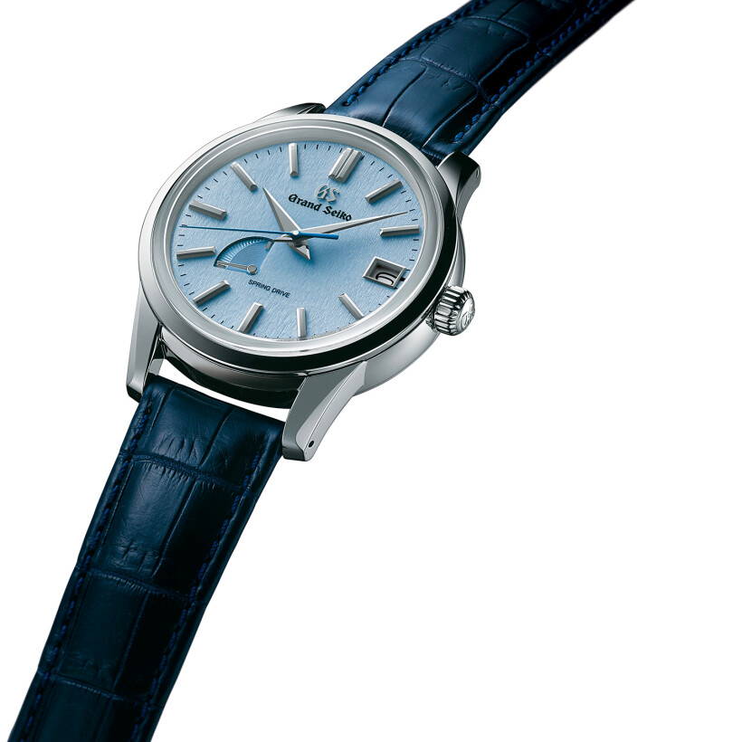 Grand Seiko Elegance Spring Drive Blue Snowflake SGBA407 watch