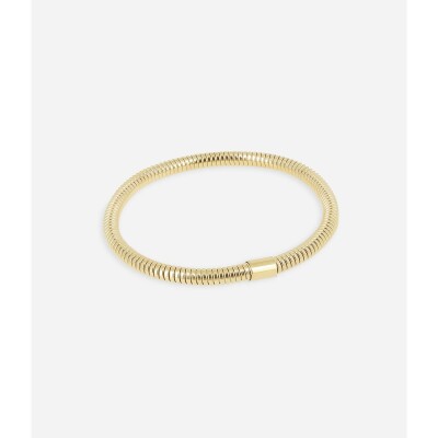 Bracelet Zag en acier doré