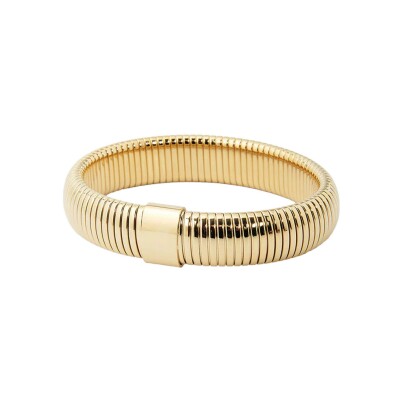 Bracelet jonc Zag Diane en acier doré