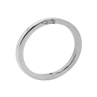 Bracelet jonc Zag Lise en acier