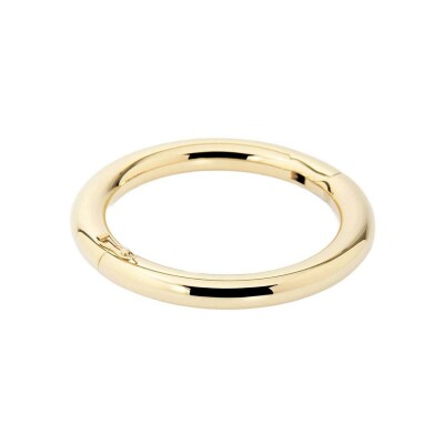 Bracelet jonc Zag Carline en acier doré