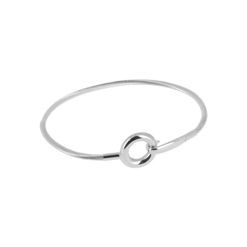 Bracelet jonc Zag Sallie en acier