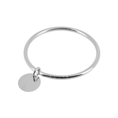 Bracelet jonc Zag Lacey en acier