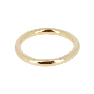 Bracelet jonc Zag Stormy en acier doré, taille S