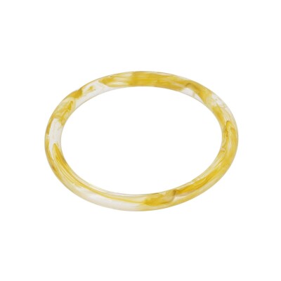 Bracelet jonc Zag Vaimiti en acétate, Vert