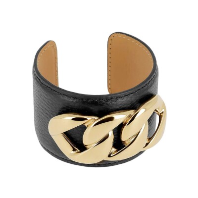 Bracelet manchette Zag Delhi  en acier doré