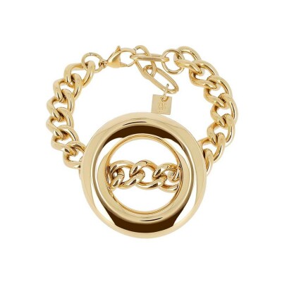 Bracelet Zag Kaelis en acier doré