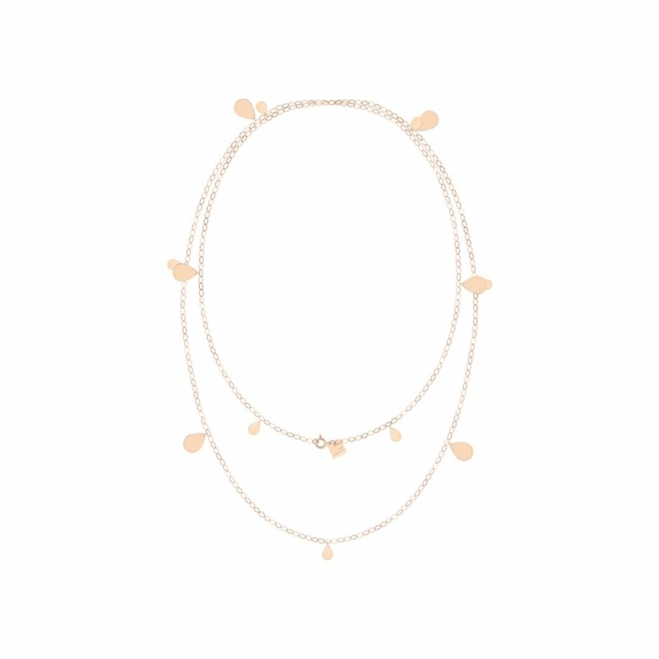 Collier sautoir GINETTE NY Tiny 13 BLISS en or rose