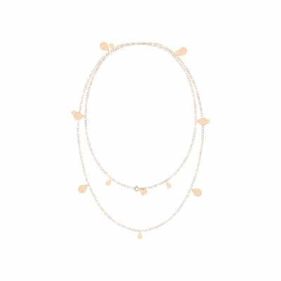 Collier sautoir GINETTE NY Tiny 13 BLISS en or rose