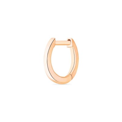 Mono boucle d'oreille Ginette NY HOOPS mini créole en or rose