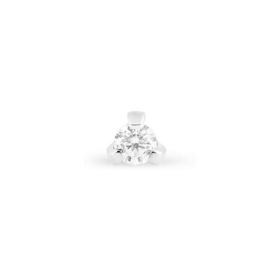 GINETTE NY BE MINE Mini Maria single earring, white gold and diamond