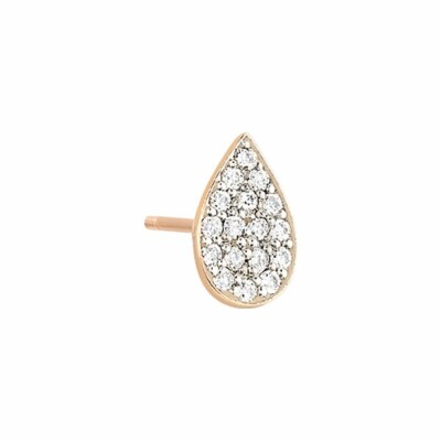 Mono Boucle d'oreille GINETTE NY BLISS en or rose et diamants