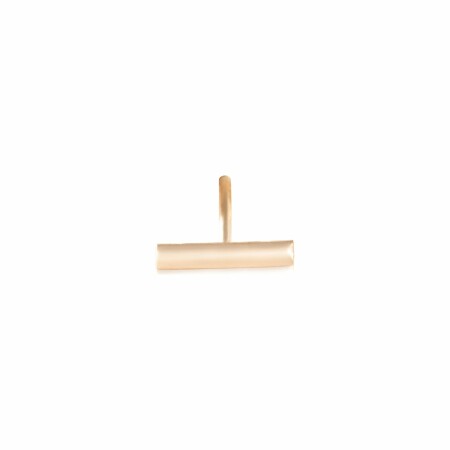 GINETTE NY GOLD STRIP single earring, rose gold