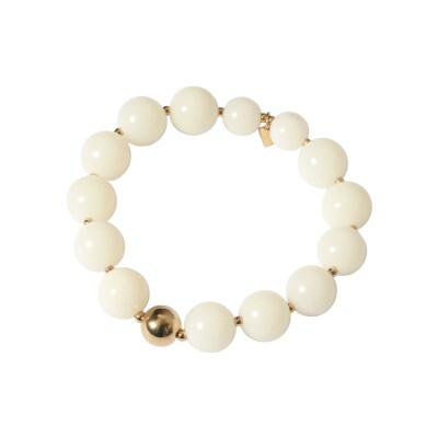 Bracelet Zag Taka en acier doré