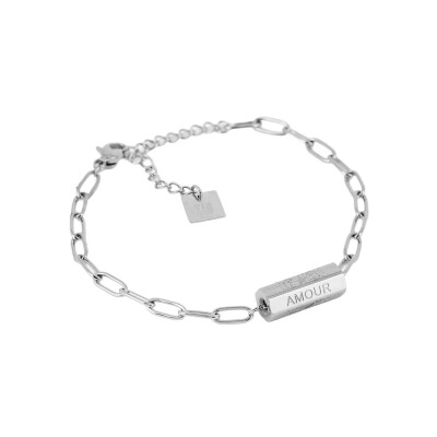 Bracelet Zag Rabi en acier