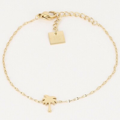 Bracelet ZAG en acier doré