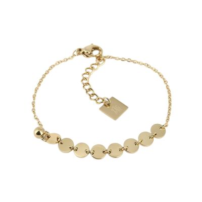 Bracelet Zag Proof en acier doré