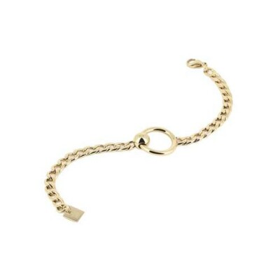 Bracelet Zag Lantern en acier doré