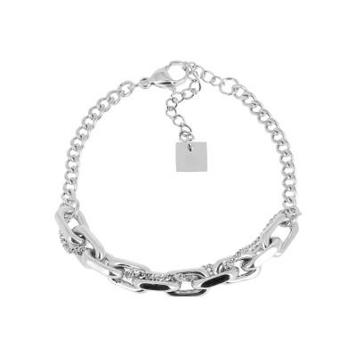 Bracelet Zag Danae en acier