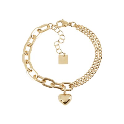 Bracelet Zag Vita en acier doré