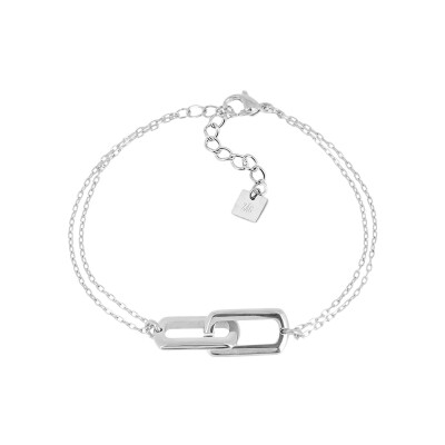 Bracelet Zag Gamma en acier