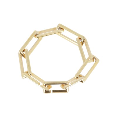 Bracelet Zag Nymphe en acier doré