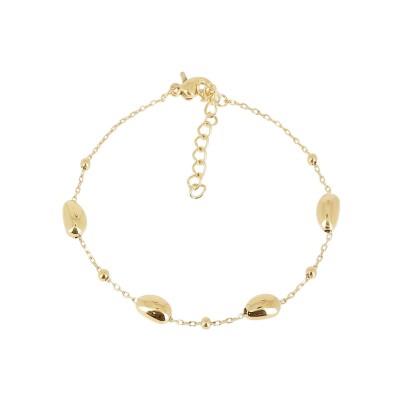 Bracelet Zag Oliva en acier doré