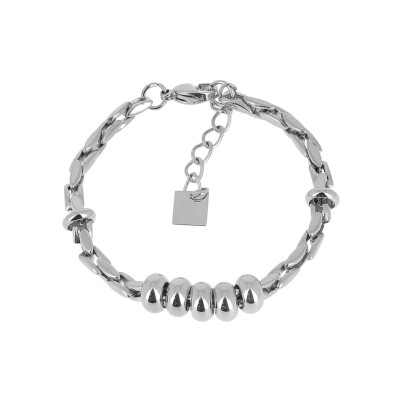 Bracelet Zag Janet en acier