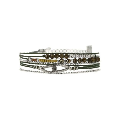 Bracelet Zag Orito en acier