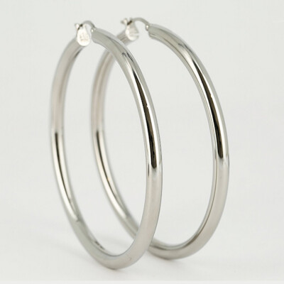 Boucles d'oreilles ZAG en acier