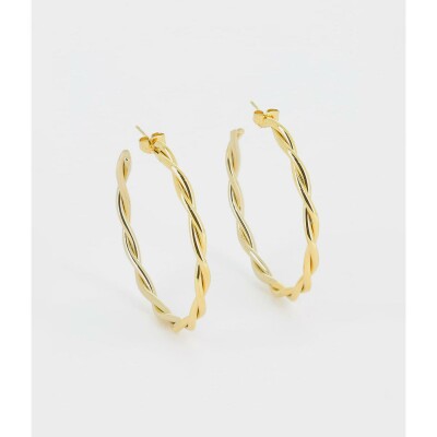 Boucles d'oreilles ZAG en acier