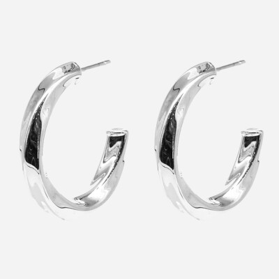 Boucles d'oreilles ZAG en acier