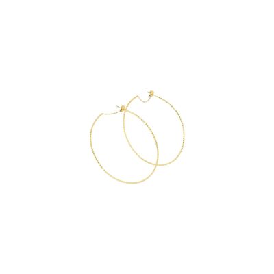 Boucles d'oreilles Zag Bursa en acier doré