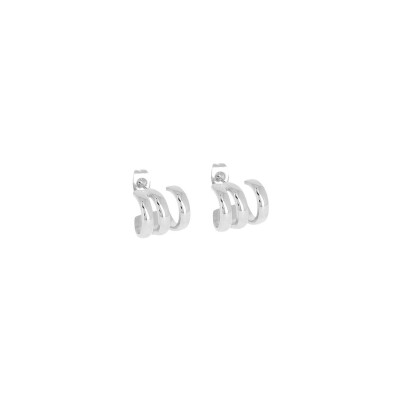 Mini boucles d’oreilles Zag en acier