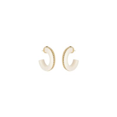 Boucles d'oreilles Zag Zakko en résine