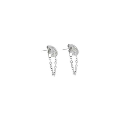 Mini boucles d’oreilles Zag en acier