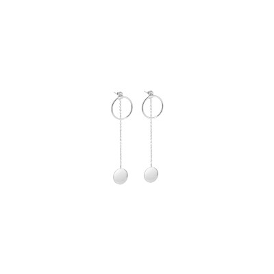 Boucles d'oreilles Zag en acier