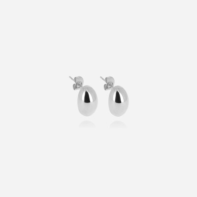 Boucles d'oreilles ZAG en acier