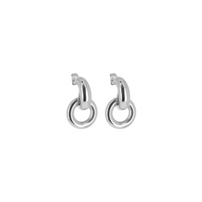 Boucles d'oreilles Zag Dina en acier