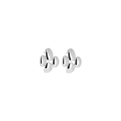 Boucles d'oreilles Zag en acier