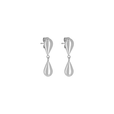 Boucles d'oreilles Zag Milazzo en acier