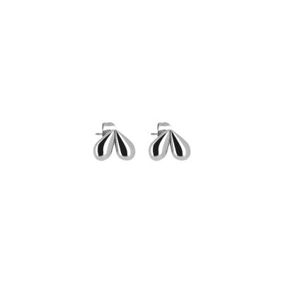 Boucles d'oreilles Zag Messine  en acier
