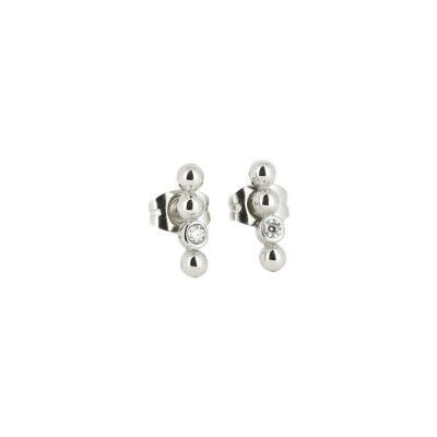Mini boucles d’oreilles Zag en acier
