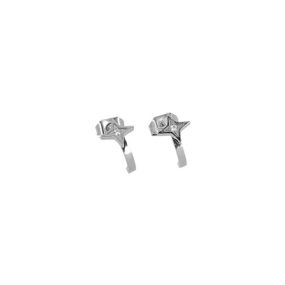 Mini boucles d’oreilles Zag en acier